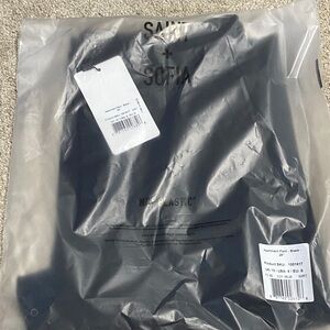 Saint + Sofia Black Women's Apartment Pants 28” length